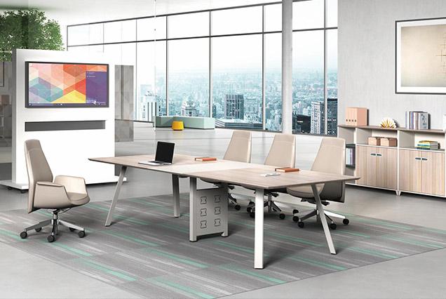 簡約現(xiàn)代會(huì)議(yì)桌-15