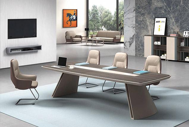 簡約現(xiàn)代會(huì)議(yì)桌-12