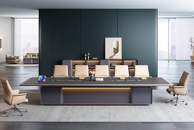 簡約現(xiàn)代會(huì)議(yì)桌-1